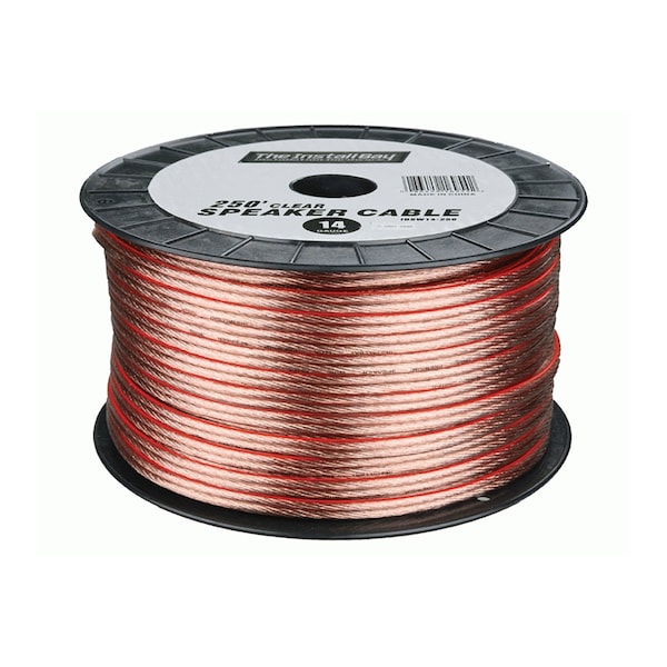 Install Bay 16-Gauge 500' Speaker Wire, Clear IBSW16500 - main